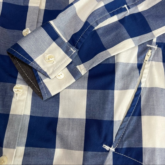 Dolly Varden Women's Rivadavia Shirt Small Blue Checkered Outdoor Clothing - Picture 6 of 11